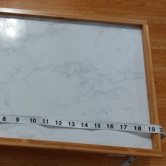 Bamboo Bed Breakfast Tray Bed Trays for Eating with Folding Legs Working In Bed - Picture 3 of 9